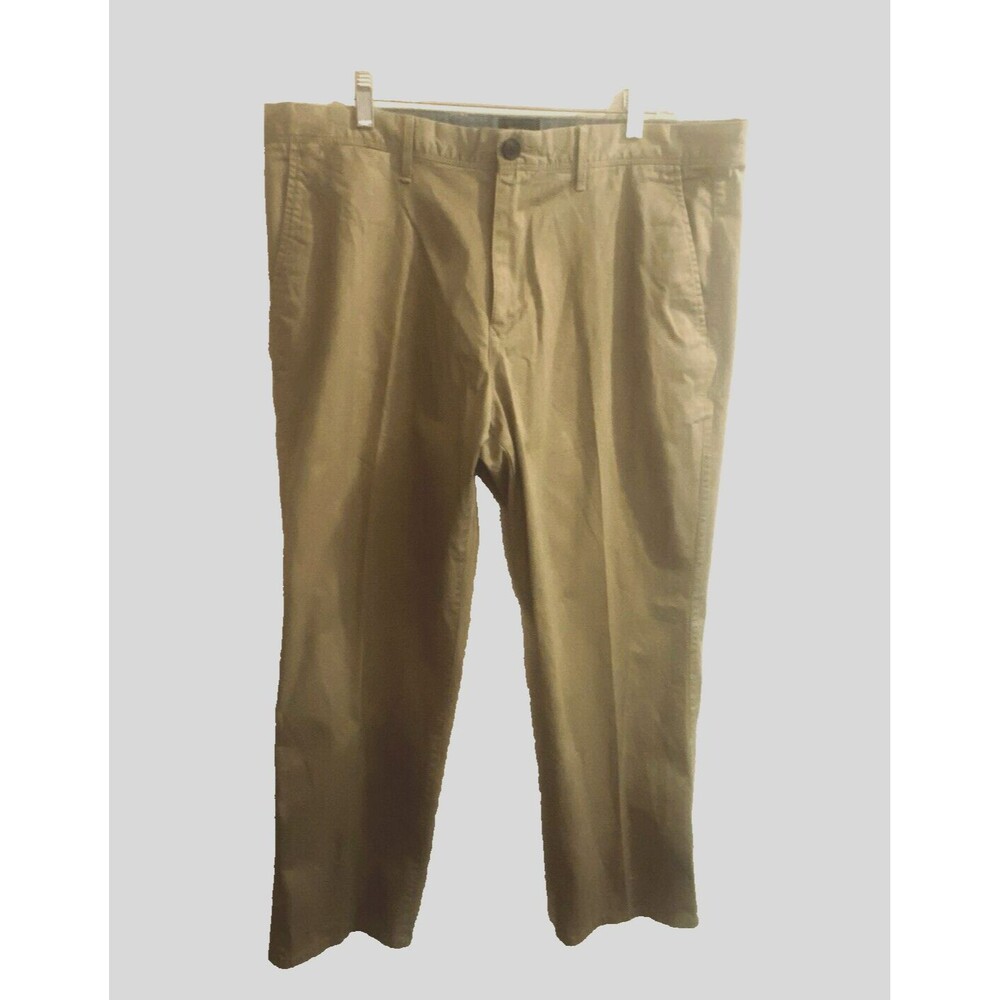 Gap Khakis Straight Stretch Tan Chino Pants Men Tagged 38/32 - Measures 38/28.5"